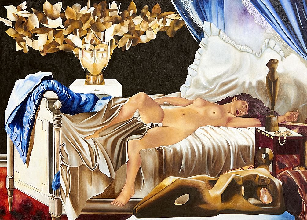 La desnudez del sueño (Henri Gervex, Henry Moore, Manolo Valdéz, Oleksandr Arjípenko)(2019)