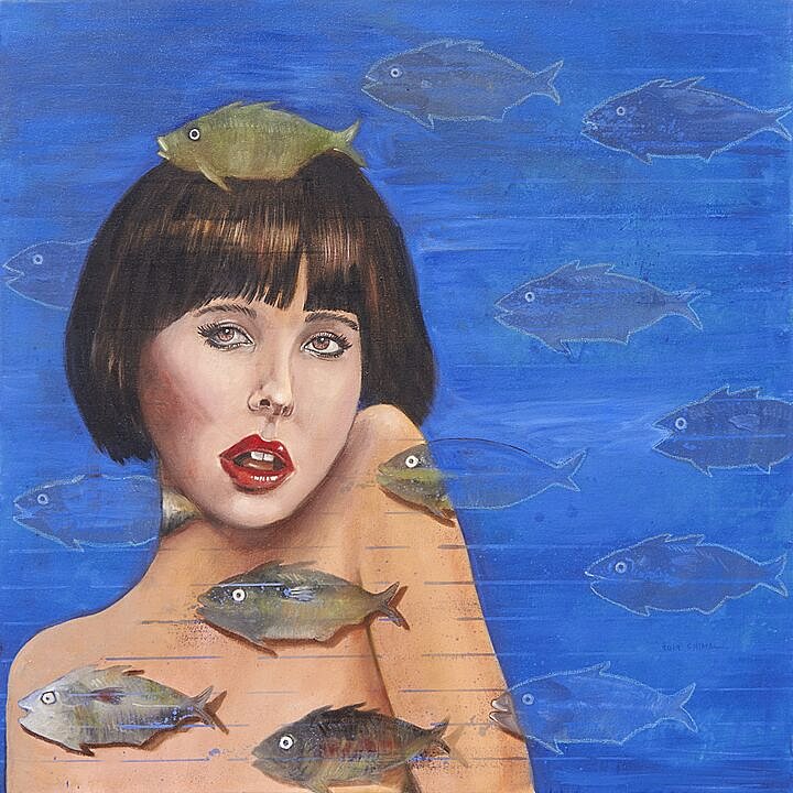  Mujer con peces (2019)